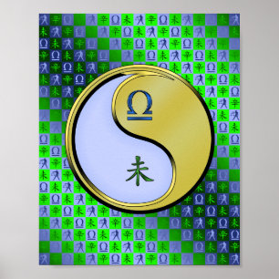 Libra & Metal Goat Poster