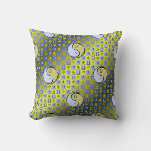 Libra & Metal Monkey Throw Pillow