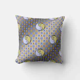 Libra & Metal Rat Throw Pillow