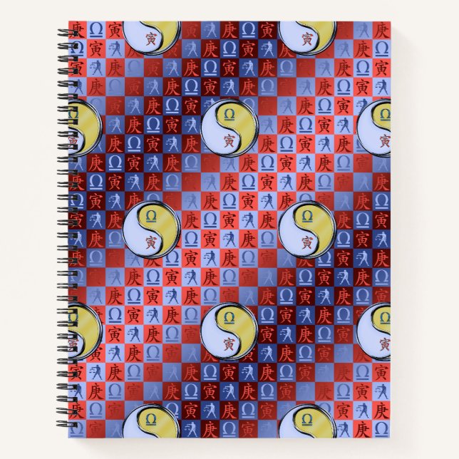 Libra & Metal Tiger Notebook (Front)