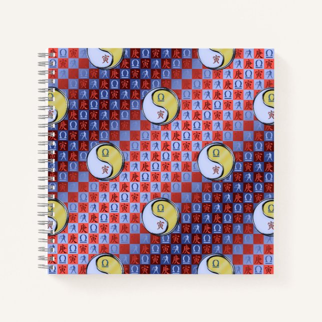 Libra & Metal Tiger Notebook (Front)