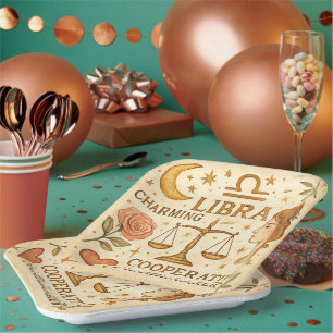 Libra Paper Plate