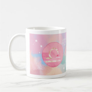 Libra Pastel Watercolour Astrology Zodiac Sign Mug
