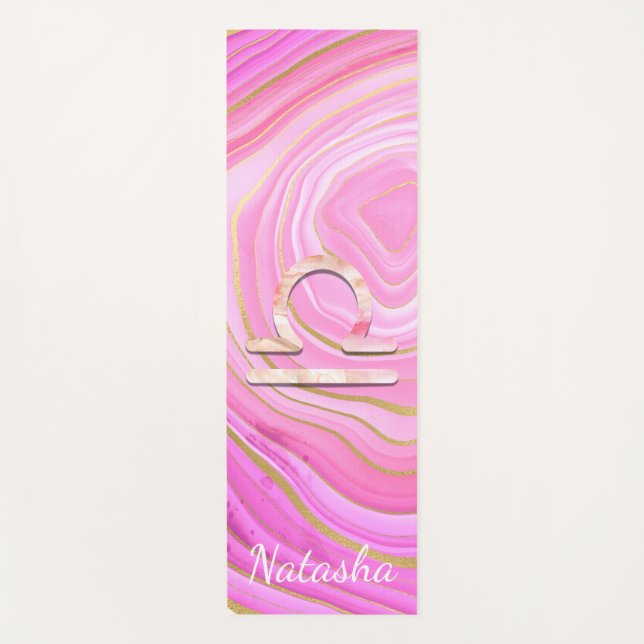 Libra Personalized Yoga Mat (Front)
