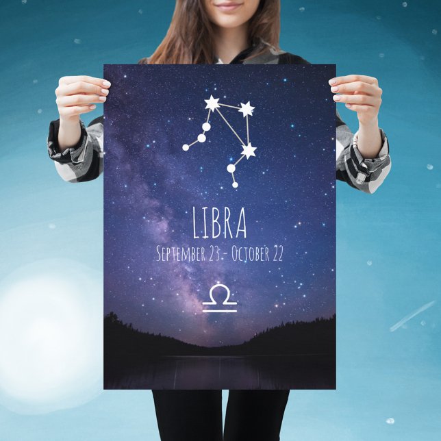 Libra | Personalized Zodiac Constellation Poster (Creator Uploaded)