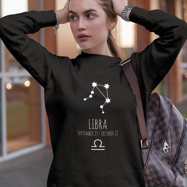 Libra | Personalized Zodiac Constellation Sweatshirt (Creator Uploaded)