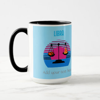 Libra Pizza and Taco Mug