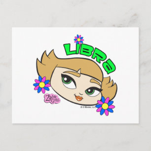 Libra Postcard