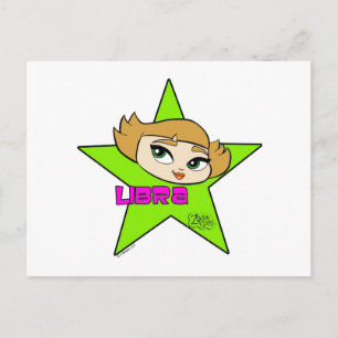 Libra Postcard