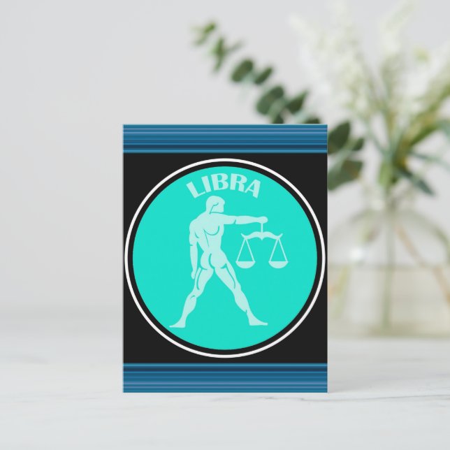 Libra Postcard (Standing Front)