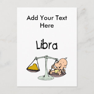 Libra Postcard