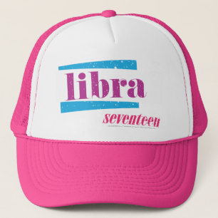Libra Purple Trucker Hat