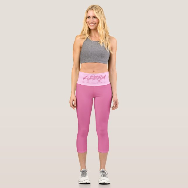 Libra Reflection Capri Leggings (Front)