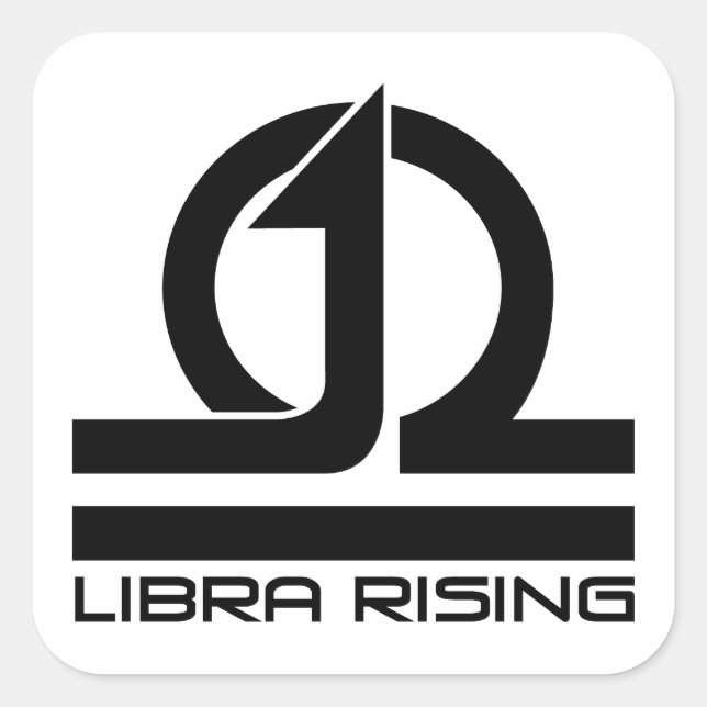 Libra Rising Music Sticker Sheet (Front)