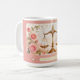 Libra Rose Art Nouveau Mug