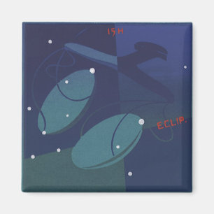 Libra Scale Constellation Vintage Zodiac Astrology Magnet
