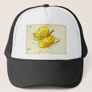 Libra Scales Vintage Constellation Urania's Mirror Trucker Hat
