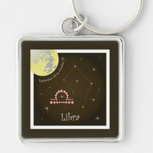 Libra September 24 to October 23 Schlüsselanhänger Keychain