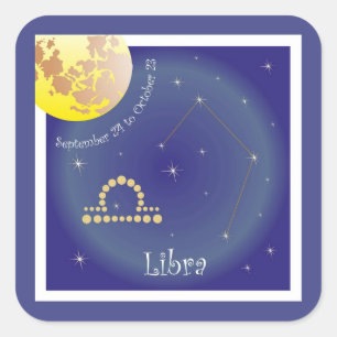 Libra Septembre 24 to October 23 Autocollants