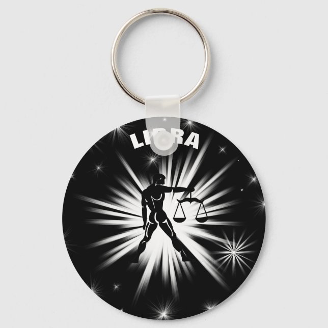 Libra sign keychain (Front)
