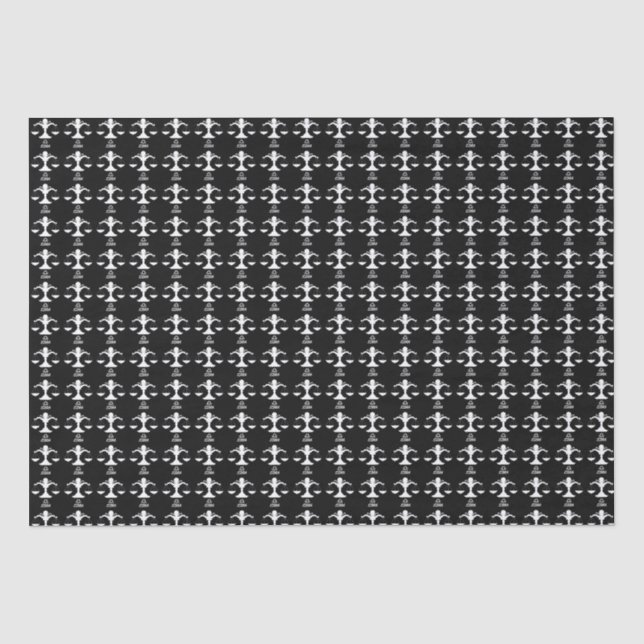 Libra Silhouette Wrapping Paper (Front)