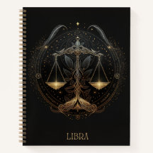 Libra Spiral Notebook