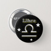 Libra symbol 2 inch round button (Front & Back)