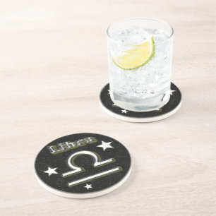 Libra symbol coaster