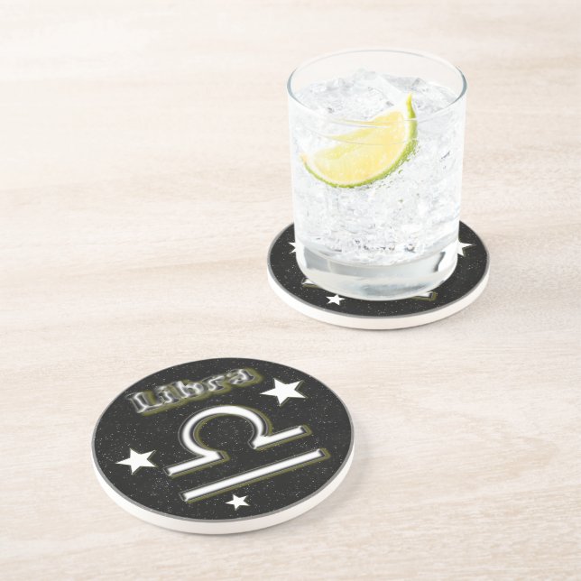 Libra symbol coaster (Side)
