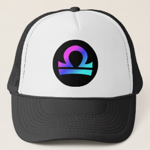 Libra symbol hat circle crest