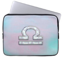 Libra Symbol Mother of Pearl Style