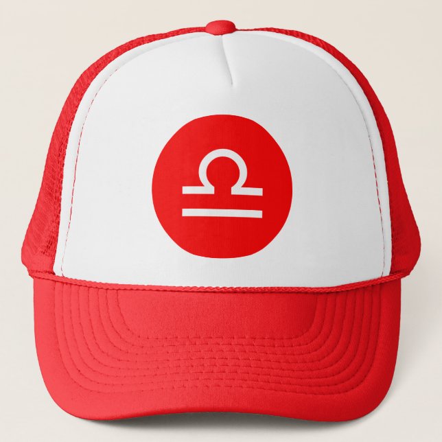 Libra Symbol Trucker Hat (Front)