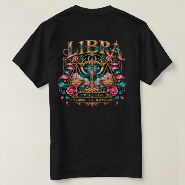 Libra T-Shirt (Design Back)
