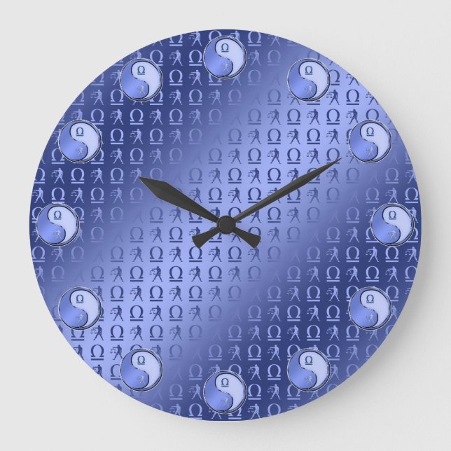 Libra the Scales Large Clock (Front)