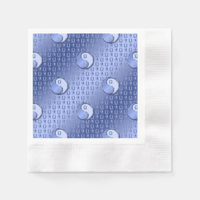 Libra the Scales Napkin (Front)