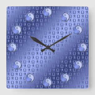 Libra the Scales Square Wall Clock