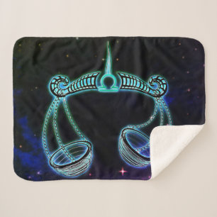 libra the scales zodiac blanket