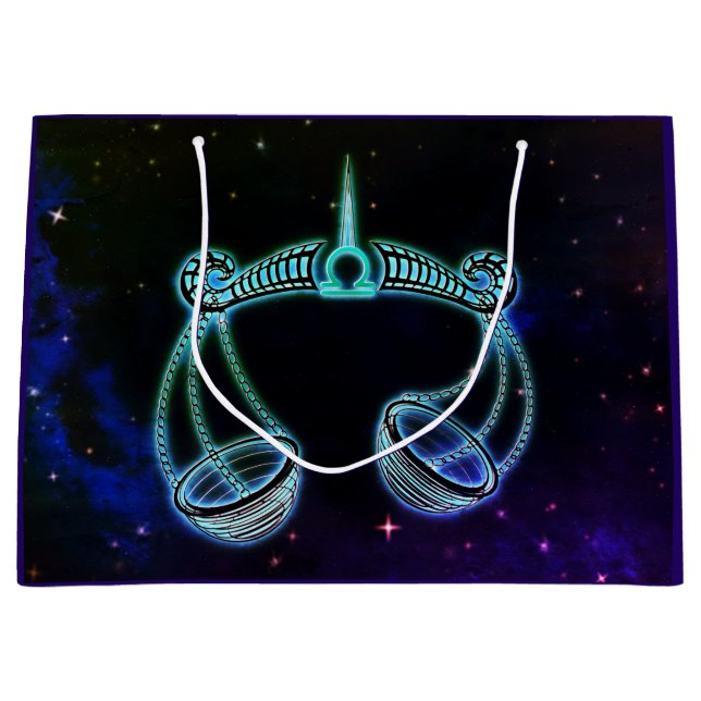 libra the scales zodiac gift bag (Front)