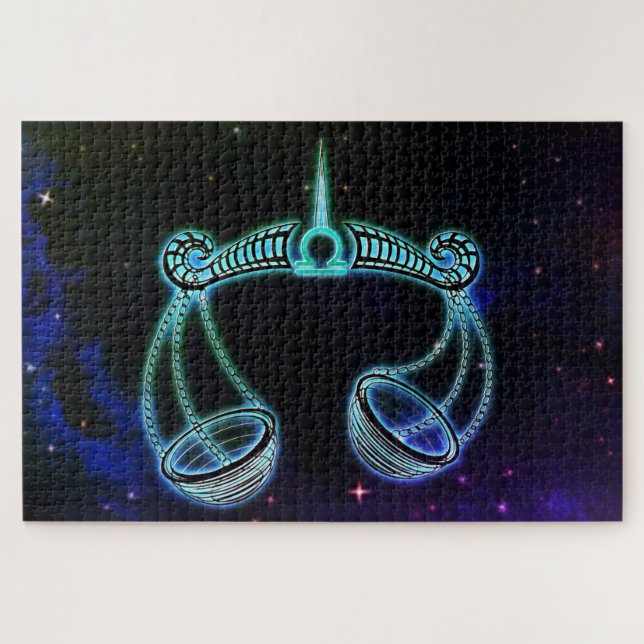libra the scales zodiac puzzle (Horizontal)