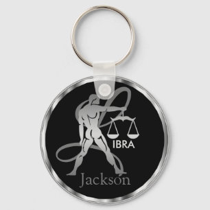 Libra ♎ the Scales - Zodiac Sign Keychain