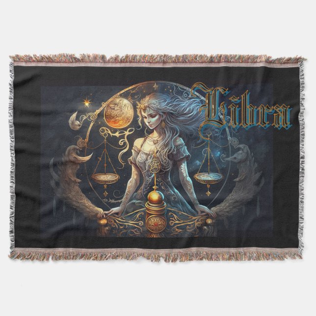 Libra Throw Blanket (Front)