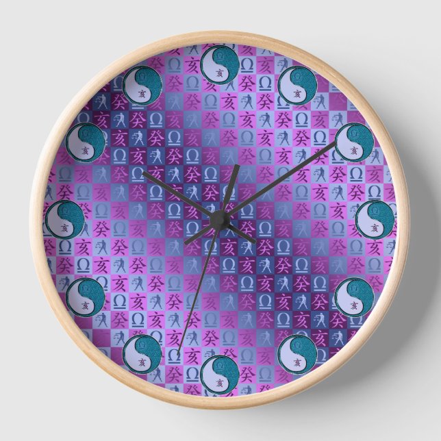 Libra & Water Boar Clock (Front)
