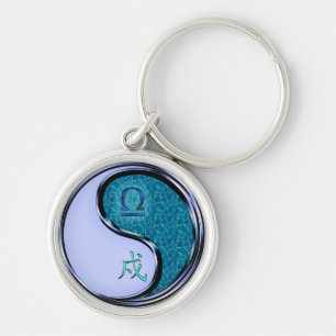 Libra & Water Dog Keychain
