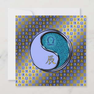 Libra & Water Dragon Card