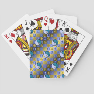Libra & Water Dragon Playing Cards