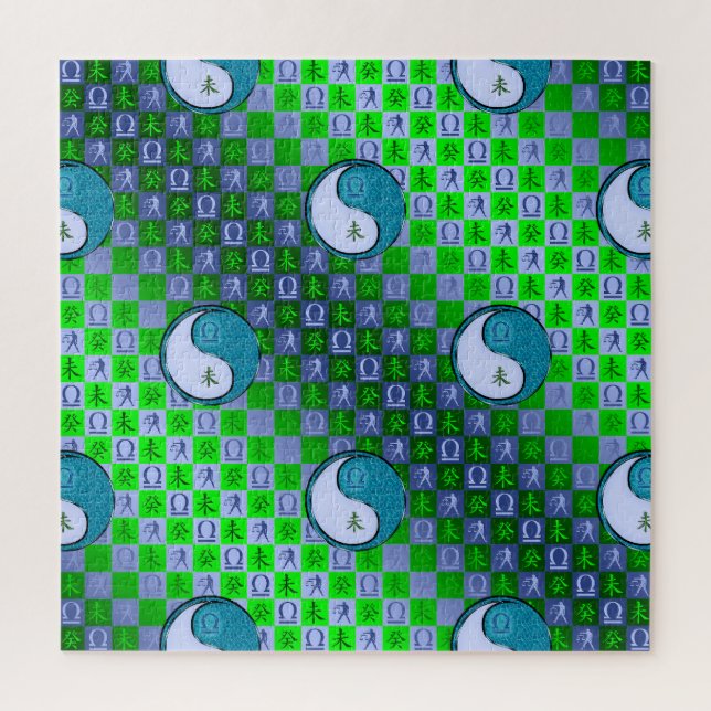Libra & Water Goat Jigsaw Puzzle (Vertical)