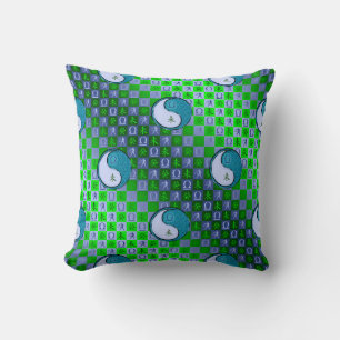 Libra & Water Goat Throw Pillow