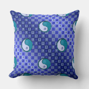 Libra & Water Ox Throw Pillow