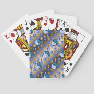 Libra & Water Rat Playing Cards
