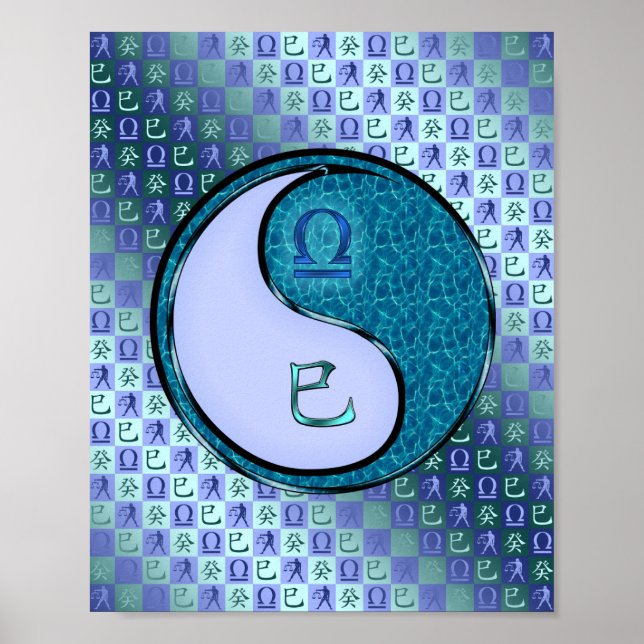 Libra & Water Snake Poster (Front)
